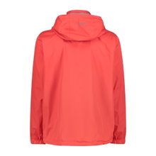 CMP Rain Jacket with Hood SNAPS (windproof, waterproof) red Men